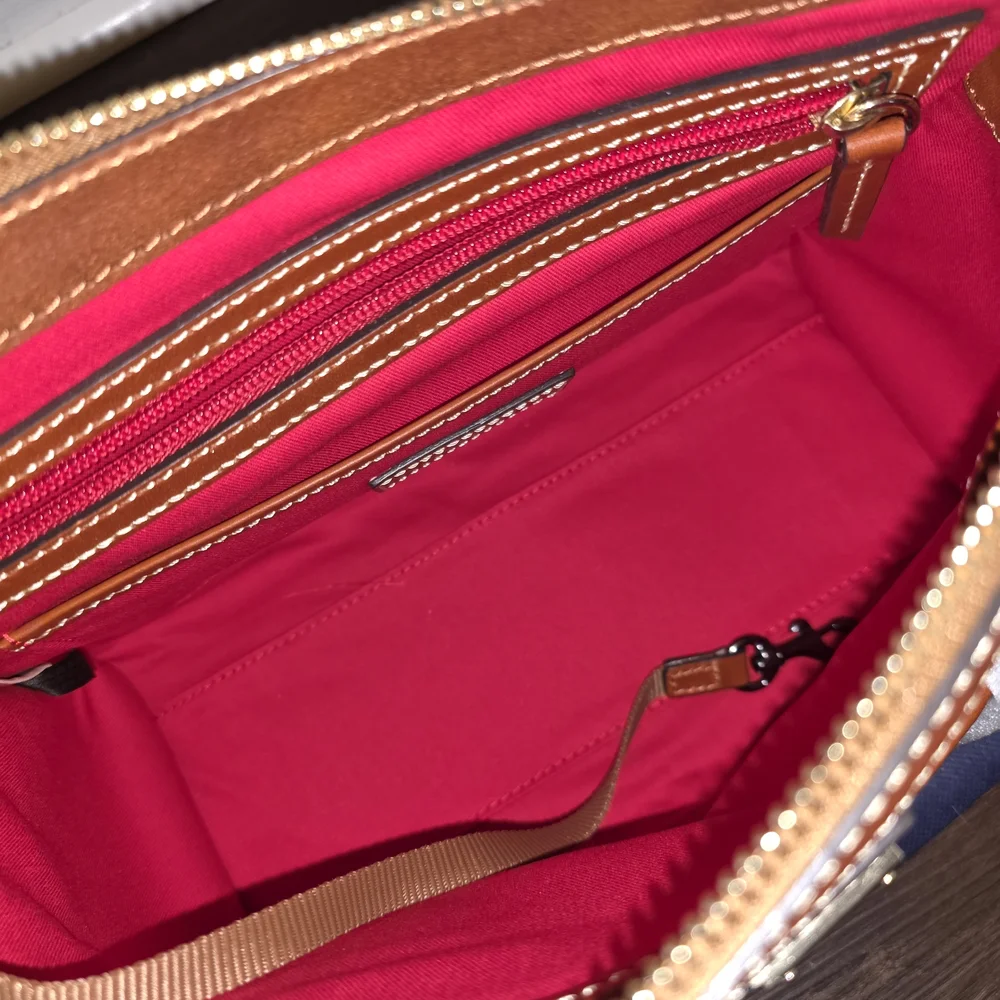 Dooney & Bourke Pebble Leather Satchel Bag in Brown